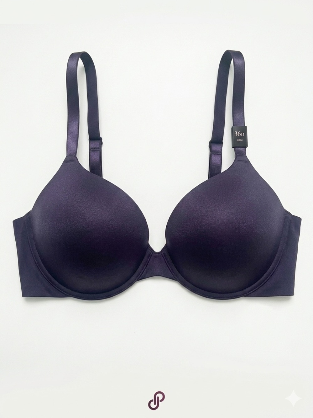 Victoria's Secret Incredible NWT Lined Demi Bra - Dark Purple - 36D